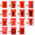 红色自封袋加厚有色封口袋定制袋密封彩色礼品袋100只包装袋 红色，双面15丝 100个（体验价） 100个（体验价） 4x6cm