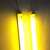 黄色安全灯管 无紫外线灯管TL-D 36W/16 18W黄光管 双管2*36W+不锈钢净化灯罩 31-40W