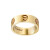 香奈儿（Chanel）love18k黄金宽版无钻戒指可做结婚戒指5.5mm #60