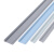 线槽板 PVC配线槽单独盖板盖子电柜箱线槽盖深灰白蓝色滑盖卡扣式 45宽*10根=20米 灰白色