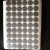 布基标签塑基圆标24灰色炭纤维不干胶标签30布基胶贴25宽圆点 50mm(5000片)