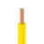 起帆（QIFAN）电线电缆 RV0.5平方国标铜芯特软线 多股软线 导线信号线 黄色 100米