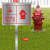 室外消火栓标识牌插地式标识牌水泵接合器不锈钢标牌地下栓标志牌 室外消火栓2 30x40cm
