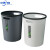 简约手提垃圾桶 卫生间厨房塑料垃圾桶办公室纸篓A 大号颜色随机