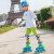 乐秀（ROADSHOW）轮滑鞋儿童溜冰滑冰鞋可调节初学者旱冰鞋男女童专业RX1S滑轮鞋 【锁轮款】黑色3D套装送礼包 S小码(28-31适合3-6岁)