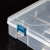 海斯迪克 HKCL-497  塑料分类收纳盒 加厚乐高零件盒元件工具盒  无隔板 30*20*6.3cm