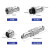 Erilles定制GX12航空插头GX16插座GX20连接器2-3-4-5-6-7-8-9-10-1 7芯 单个母插头(孔)+GX16