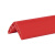 稳斯坦 WST201 安全防撞条 包边护角 包角防撞贴 墙角保护条 35*35*7mm(1米长-橘红)