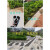娇雅（JIAOYA）灰绿黑棕四色T型家用加厚花坛收边条挡水土板绿化草石隔离带10cm 灰色1米单价 厚2mm