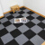 自粘地毯卧室房间拼接方块免胶商用客厅地垫 咖啡色 单条纹 自粘45*45cm 5平方价
