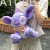 告白气球紫色史迪仔玩偶香芋史迪奇公仔毛绒玩具布娃娃抱枕520情人节礼物 紫色史迪奇 45cm【坐高不含耳朵】
