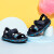 卡骆驰（crocs）儿童鞋 2024夏季户外运动鞋沙滩鞋舒适透气趣味学院鲨鱼休闲凉鞋 206365-410 C5(20-21/120mm)