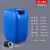加厚废液化工桶20/25L公斤塑料桶方形桶分装水桶 A款-20L蓝色-1.2公斤 满口容量约