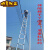 铝合金单面伸缩梯7米楼梯竹节梯10米收缩梯工程升降梯子加厚 德标人字4.8米直梯9.6米