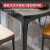 唐君餐桌 实木餐桌 餐桌现代简约 餐桌椅组合 岩板伸缩餐桌 一桌6椅（岩板A款菠萝椅）