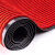 聚远 JUYUAN 双条纹地毯 防滑迎宾垫地毯 暗红色 2.0m宽 1cm厚 一米价  15米一卷  1卷起售
