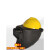 埠帝高空作业电焊面罩配安全帽式电焊帽氩弧焊头戴式面屏焊工专用可卸 插槽自动变光面罩编号12