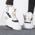 阿迪达斯（adidas）三叶草男鞋 新款篮球运动鞋高帮透气休闲鞋舒适耐磨滑板鞋子 DROP STEP/白金/店长推荐 40.5