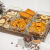 禾善恒州网格饼干蛋糕装饰咸味可食用饼干烘焙摆件生日甜品台装扮 巧客芳心 巧克力味小号(220g)