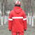 瑞可特 RSF195 救援抢险棉服 冬季户外防水透气应急消防搜救反光棉衣 红色上衣 3XL 