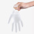 者也【CE欧盟认证】一次性PVC手套 加厚检查手套 100只食品级餐饮家务烘焙手套透明家务手套 L码
