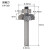 倒角刀木工铣刀开槽刀具修边机刀头双R线刀倒角刀雕刻机锣刀 1478
