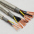 太丰2~7芯变频器软电缆TRVVPV透明双护套国标镀锡铜网抗干扰屏蔽线 3芯 2.5 平方毫米 10米