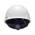 梅思安V-GardABS标准型超爱戴帽衬V型无孔安全帽施工建筑工地劳保防撞头盔白色1顶