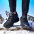 乔丹格兰断码秋冬旅游保暖加绒棉鞋运动鞋男士中年休闲跑步爸爸鞋361 QD10086黑色（棉鞋） 39