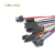 PAKAN 对插线 2/3/4P连接线对接线电子线 2.54MM公母对插一套公母线 4P 公+母线总长20cm (1对)