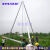 铝合金三角架立杆机人字抱杆电力扒杆三角扒杆水泥杆起杆器8-15米 立8米立杆机100*4