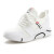 OTMX休闲鞋女平底小白鞋软底透气跑步运动鞋2024春季新款百搭低帮单鞋 白色 35