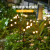 倍绿太阳能萤火虫灯户外庭院花园阳台氛围布置亮化装饰景观地插草坪灯 6灯萤火虫(2只装)闪烁+常亮