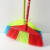 硬毛扫把单个扫把头塑料扫帚扫地院子木柄杆替换硬毛学校工厂车间笤帚DMB 单个木柄