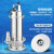 不锈钢潜水泵220V小型QDX清水泵1寸高扬程带浮球304抽水泵 QDX3-7-0.25S