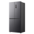 美菱（MeiLing）冰箱420升十字门对开四门一级能效双变频超薄零嵌入底部散热干湿分储独立三档变温全空间抗菌冰箱