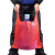 红色加厚手提式商用中大号背心清洁带马甲袋厨房塑料袋 黑色32*52（200个）经济款 拍10件送1件 加厚
