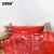 安赛瑞 垃圾分类垃圾袋 （100只装）彩色加厚平口背心垃圾袋55×32cm商用办公垃圾袋 红色（有害垃圾）27022