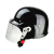 萨蒂扬 防爆防暴头盔包边法式防护帽钢丝网带面罩 德式防暴头盔 单位：个