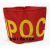 现货红袖标袖章定做安全员袖章斜纹面料网印圆形袖套可定制 IPQC