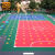 爱柯部落 悬浮地板 篮球场拼装地板羽毛球地垫乒乓球场地板拼装地垫防滑地板30.5×30.5×1.57cm橙4片110866