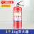 4kg干粉abc2/3/5/8四公斤的提手式筒商家店用消防器材 1KG干粉（3C认证）