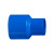 联塑（LESSO）异径套(PVC-U给水配件)蓝色 dn125X63