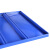 惠象 货架仓储仓库展示架储物架 蓝色轻型主架 200*60*200*4层（2块层板）