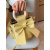袋鼠（KANGAROO）diy手工编织包包蝴蝶结水桶包自制作材料包送女友礼物樱花单肩包 蝴蝶结款白色-材料包 贈教程+工