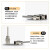贝傅特 点胶机针头 1/4英寸工业用单管金属全自动平口不锈钢精密出胶针 24G-6.5mm(10个装） 