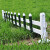 pvc草坪护栏 塑料护栏 花坛花园绿化围栏 小区护栏园林栅栏 深蓝色50cm高 白色每米 40CM高