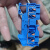 安达通 接线端子 铜件接线板实验试验保险接线端子 端子WD-2.5-4(蓝色)100个/包