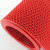 PVC塑料红地毯浴室洗手间厕所厨房防滑垫S型镂空网眼防水门垫地垫 灰色 1.8米宽5米长4.5mm中等厚