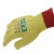 海太尔(HTR)0077凯夫拉5级防割手套耐磨防撕裂防滑针织手腕劳保手套 黄色 均码 
